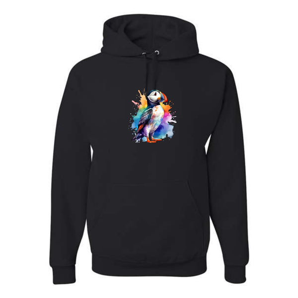 Watercolour Puffin Unisex Hoodie