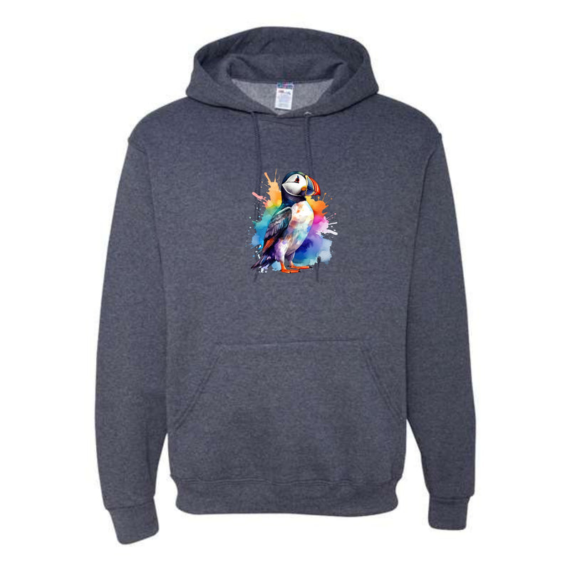 Watercolour Puffin Unisex Hoodie
