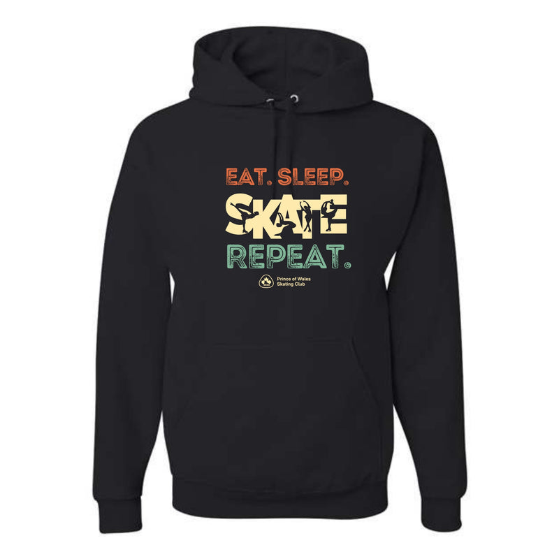 Adult Hoodie - Eat. Sleep. Skate. Repeat.