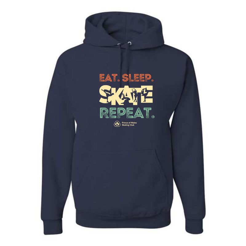 Adult Hoodie - Eat. Sleep. Skate. Repeat.