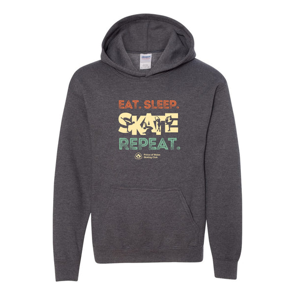 Youth Hoodie - Eat. Sleep. Skate. Repeat.