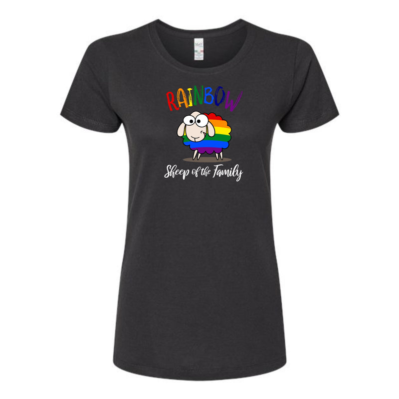 Rainbow Sheep of the Family Ladies T-Shirt