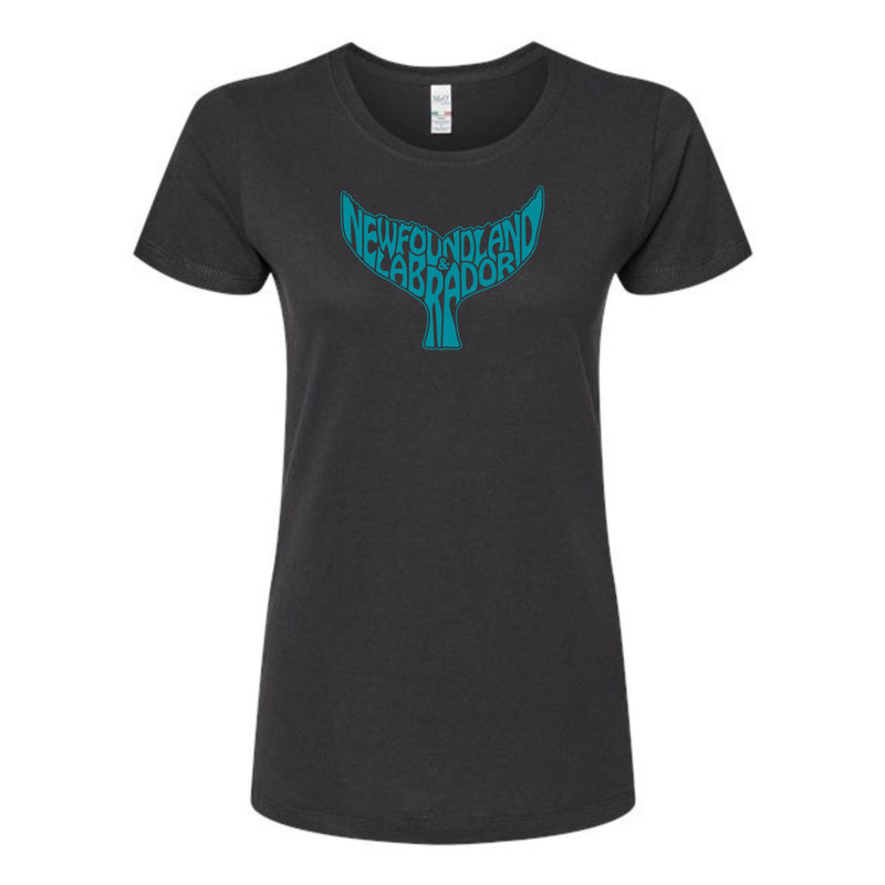 Humpback Whale Tail Ladies T-Shirt