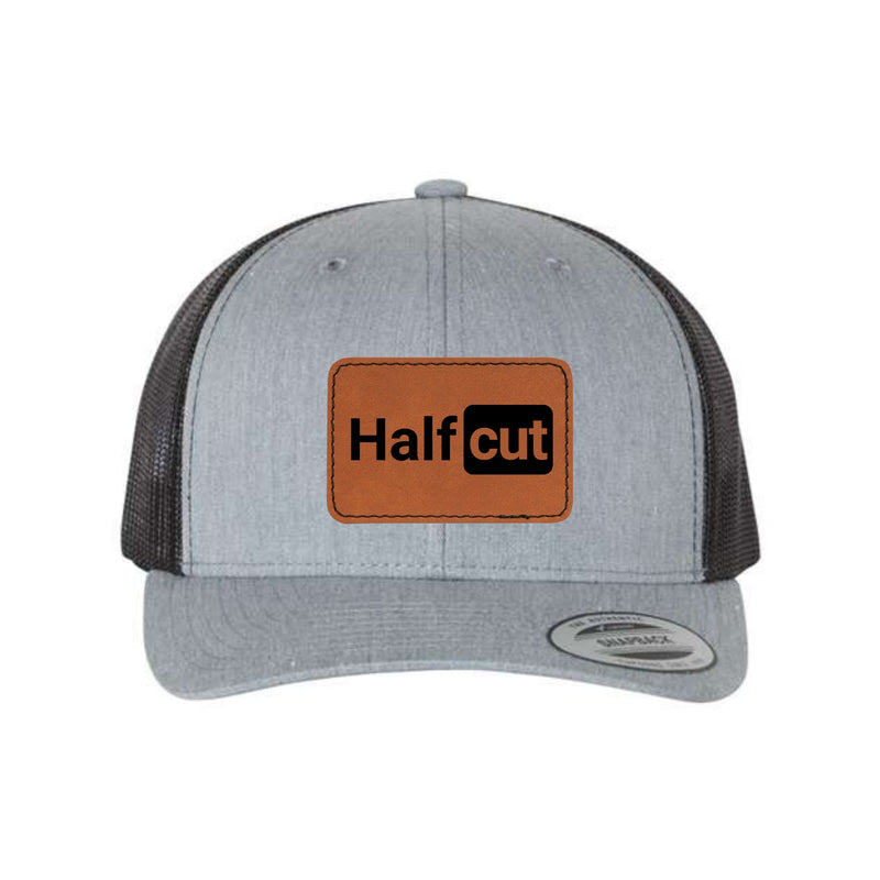 Half Cut Snapback Trucker Hat