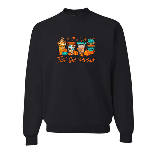 Tis the Season Fall Drinks Crewneck