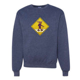 The Dapper Moose Crossing Crewneck