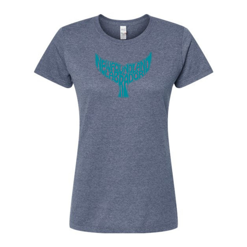 Humpback Whale Tail Ladies T-Shirt