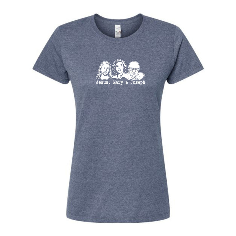 Jesus, Mary & Joseph Ladies T-Shirt
