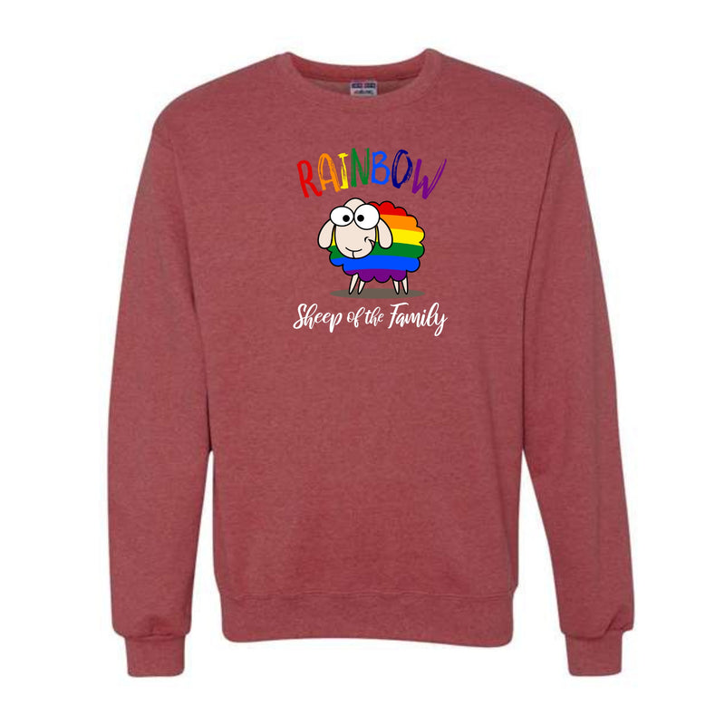 Rainbow Sheep of the Family Crewneck