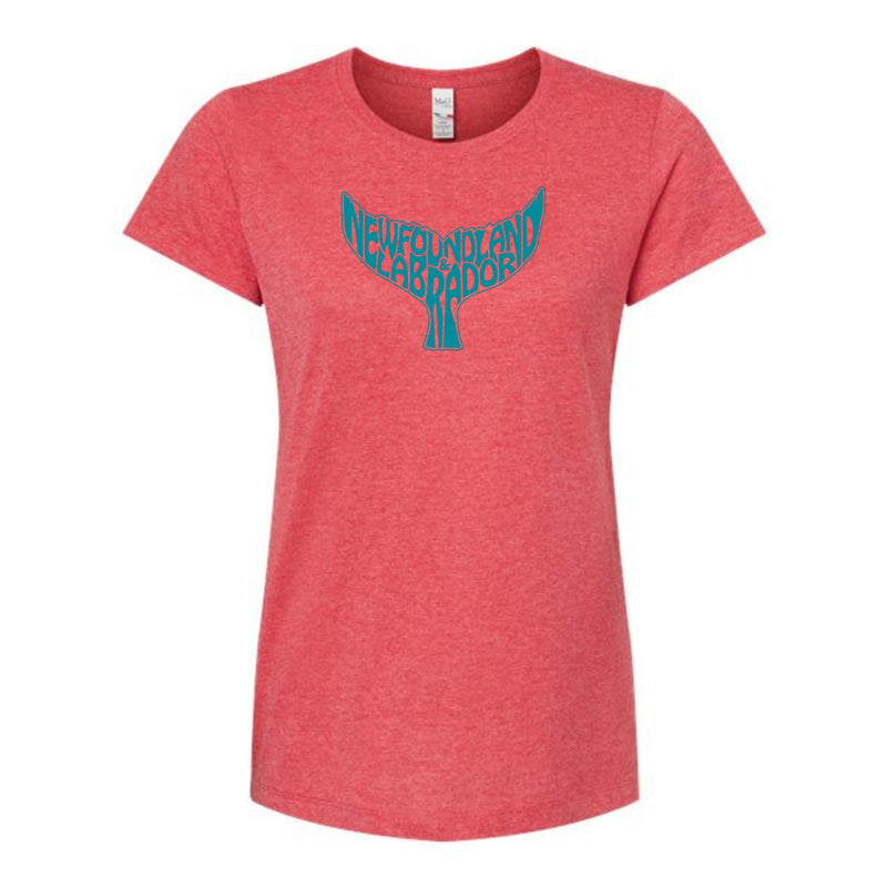 Humpback Whale Tail Ladies T-Shirt