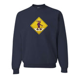 The Dapper Moose Crossing Crewneck