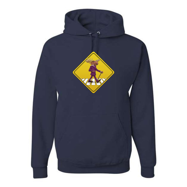 The Dapper Moose Crossing Unisex Hoodie