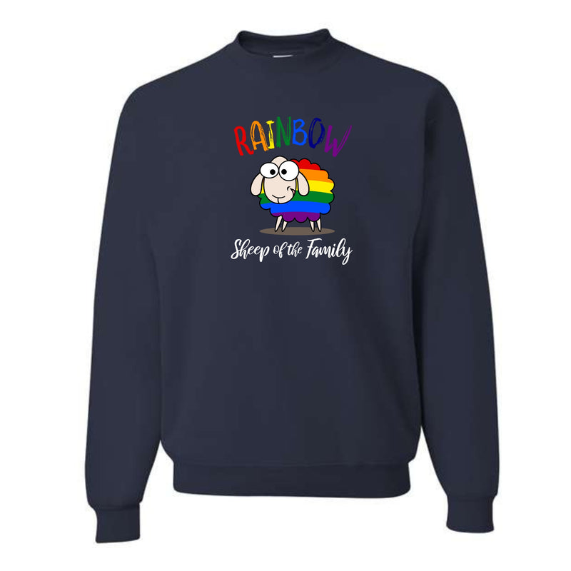 Rainbow Sheep of the Family Crewneck